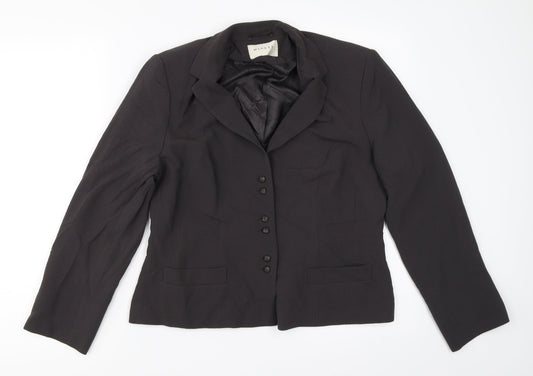 Minuet Womens Grey   Jacket  Size 12