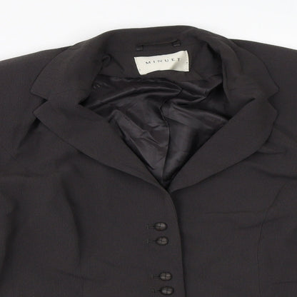 Minuet Womens Grey   Jacket  Size 12