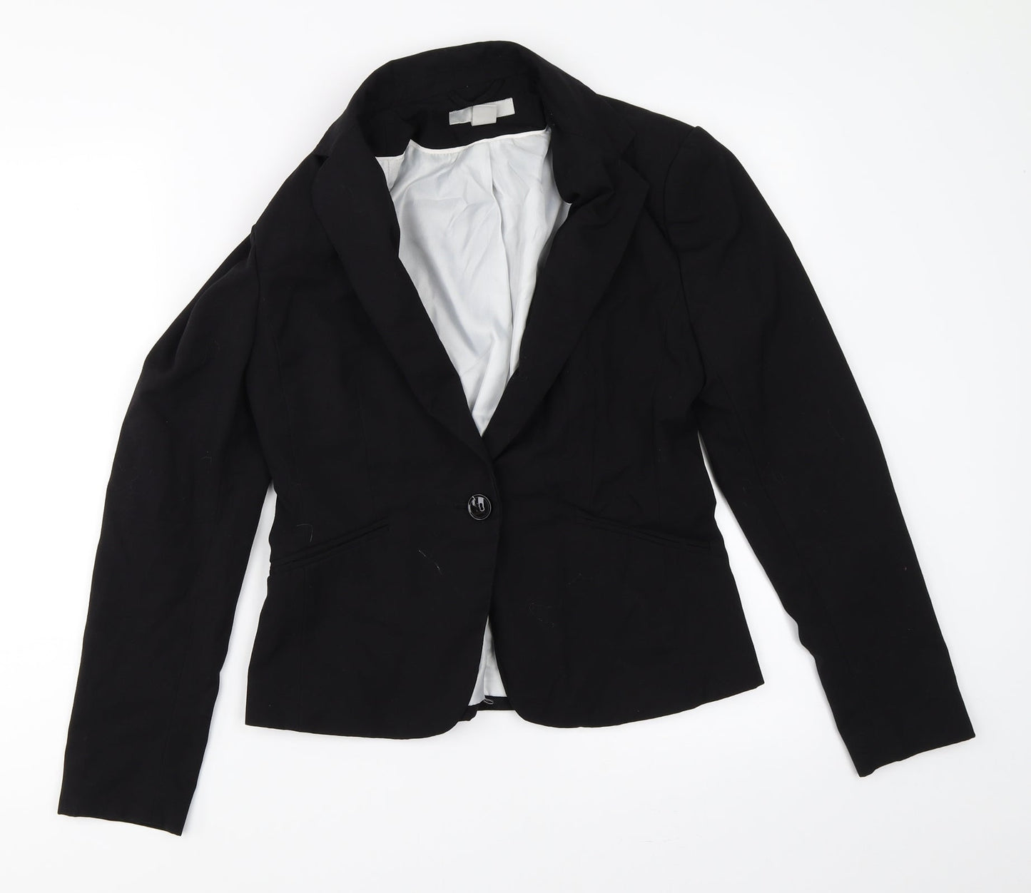 Womens UK Size 38 H&M Black Jacket