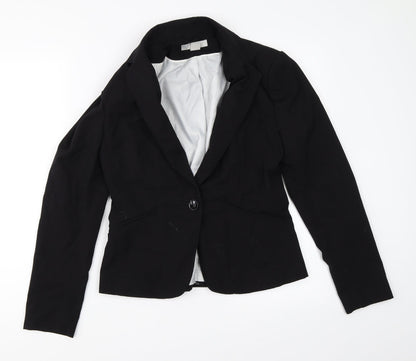 Womens UK Size 38 H&M Black Jacket