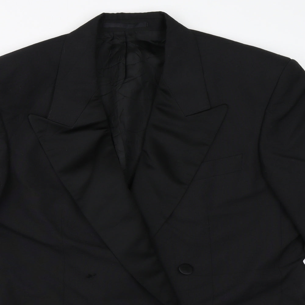 Mens UK Size 38 Marks and Spencer Regular Black Suit Jacket