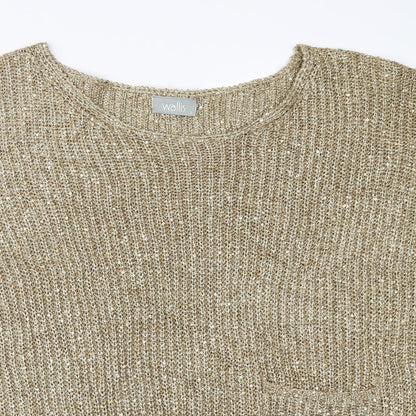 Womens UK Size L Wallis Gold Tunic Jumper