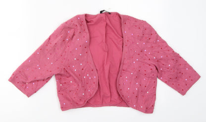 Womens UK Size 10 Coast Pink Cardigan Jumper