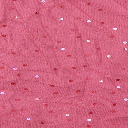 Womens UK Size 10 Coast Pink Cardigan Jumper