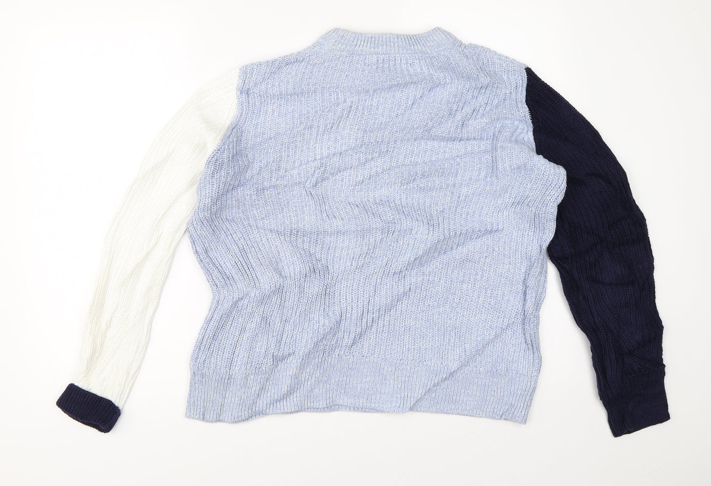 Womens UK Size M Marks and Spencer Blue Pullover Jumper