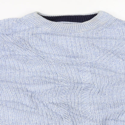 Womens UK Size M Marks and Spencer Blue Pullover Jumper