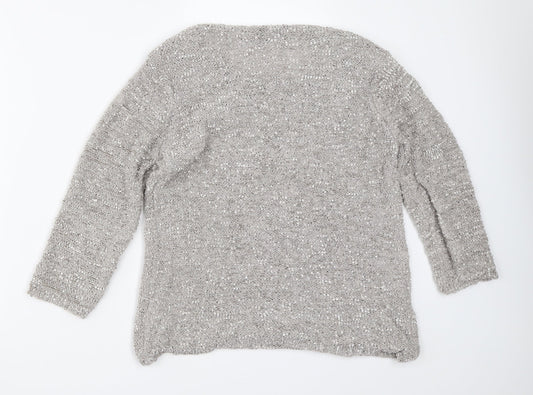 Bm Collection Womens Beige   Pullover Jumper Size S