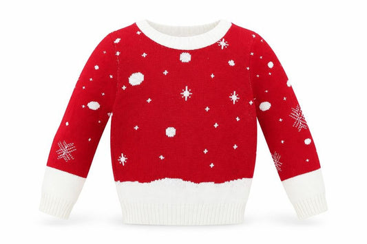 Preworn Boys Red   Pullover Jumper Size 3-4 Years