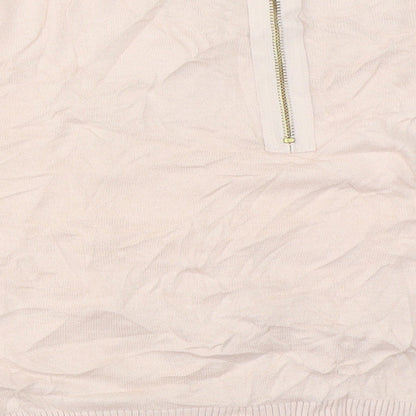 Womens UK Size 6 Topshop Beige Pullover Jumper