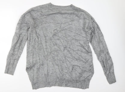 F&F Womens Grey   Pullover Jumper Size 8