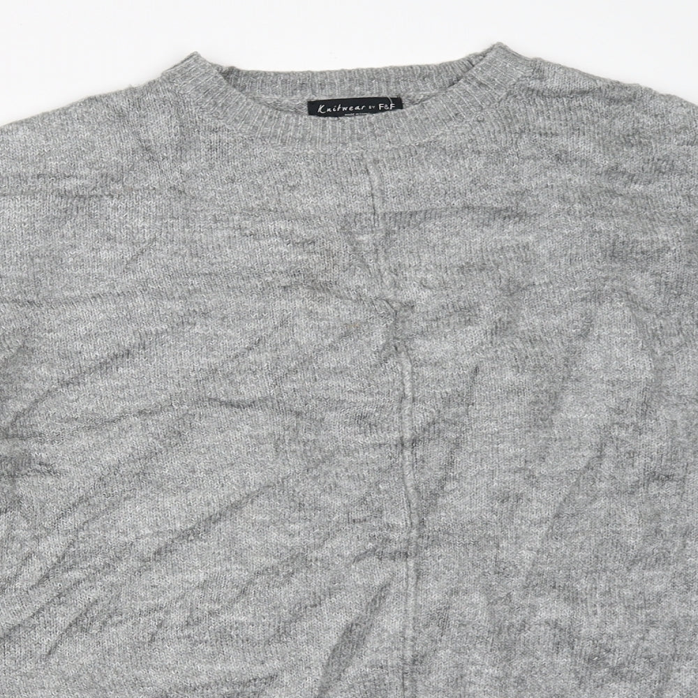 F&F Womens Grey   Pullover Jumper Size 8