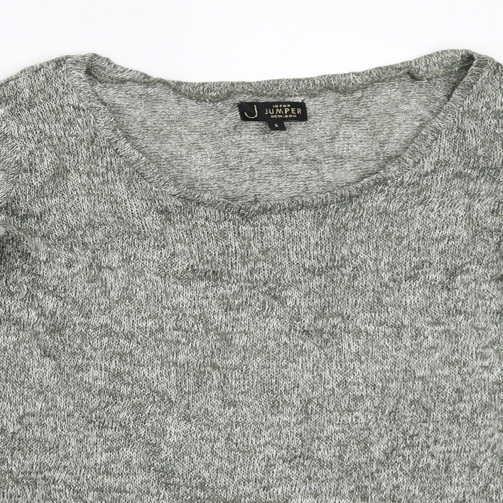 Womens UK Size 8 New Look Green Pullover Jumper