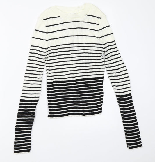 Womens UK Size M Topshop Ivory Pullover Jumper