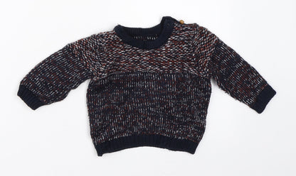 Marks and Spencer Boys Blue   Pullover Jumper Size 3-6 Months