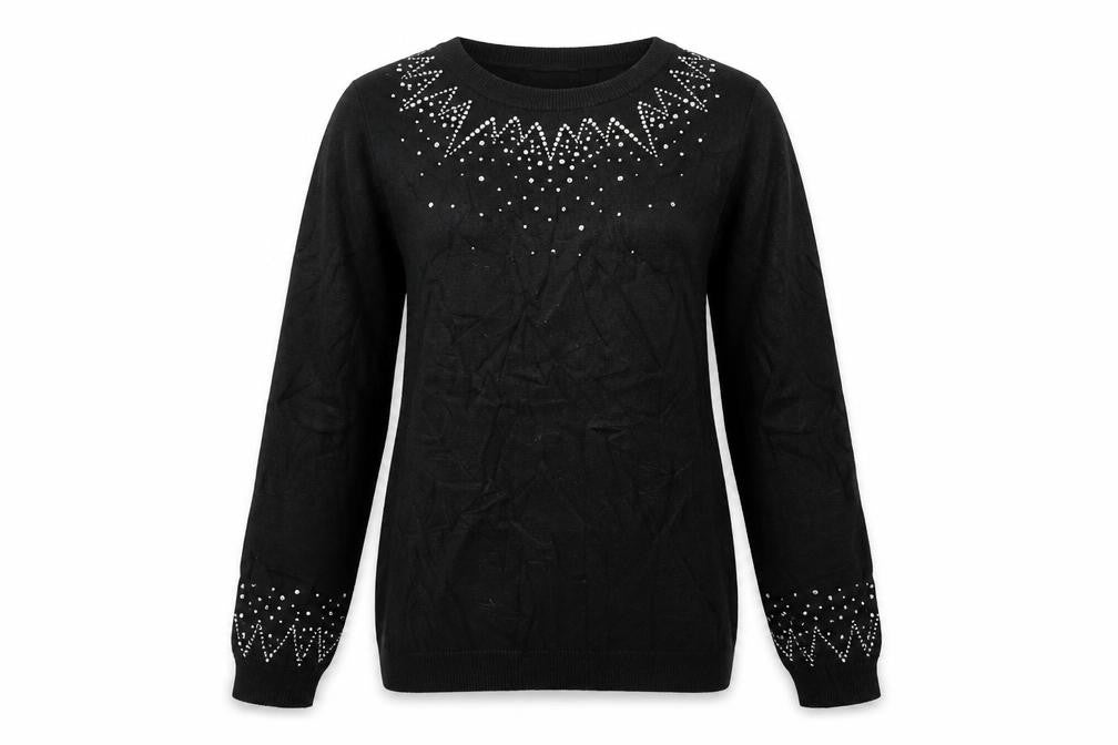 Womens UK Size 10 Dorothy Perkins Black Pullover Jumper