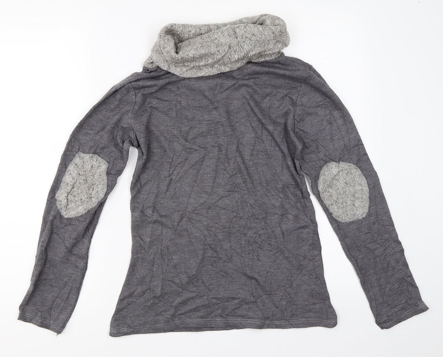 Womens UK Size S Preworn Grey Pullover Jumper