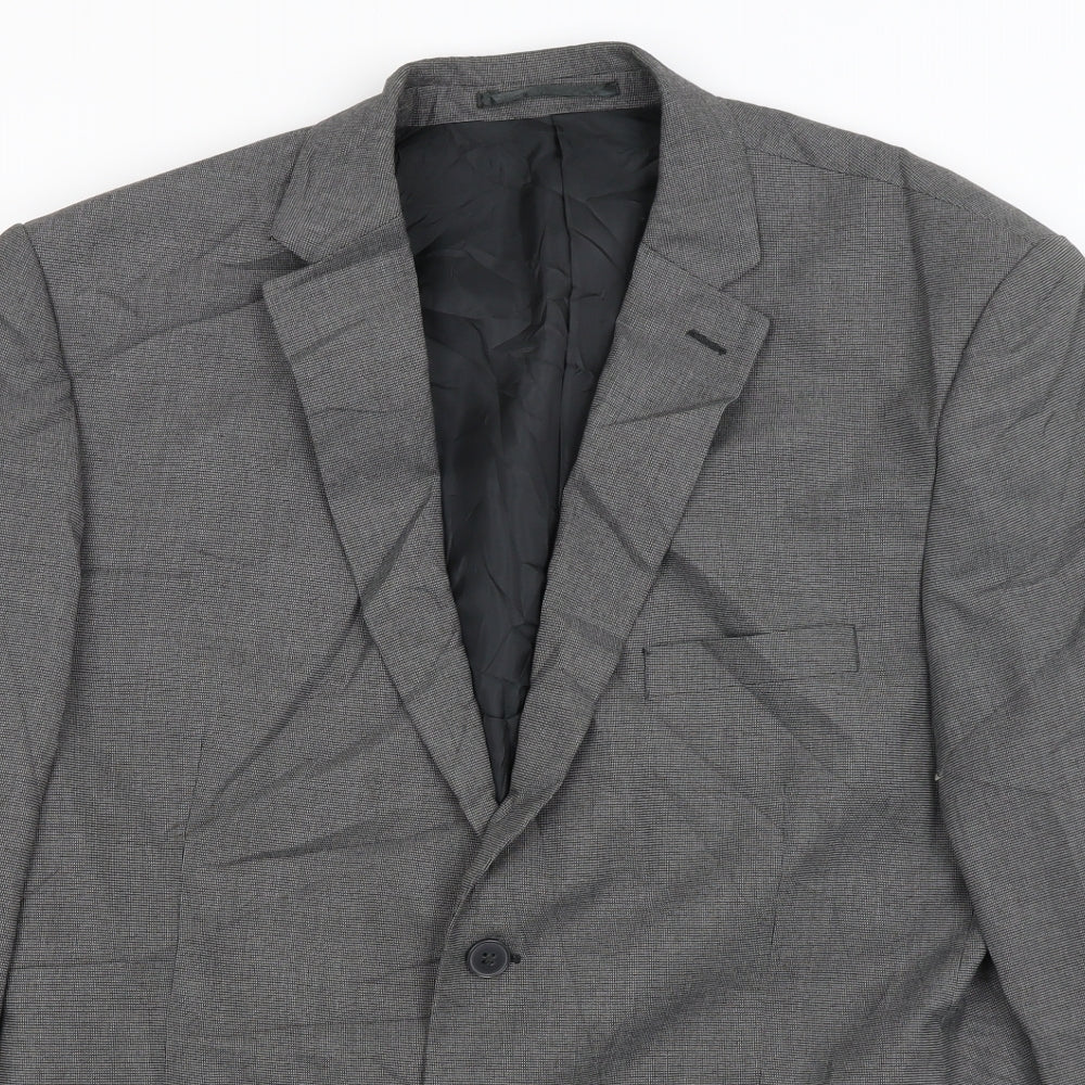 Mens UK Size XL Scott & Taylor Regular Grey Suit Jacket