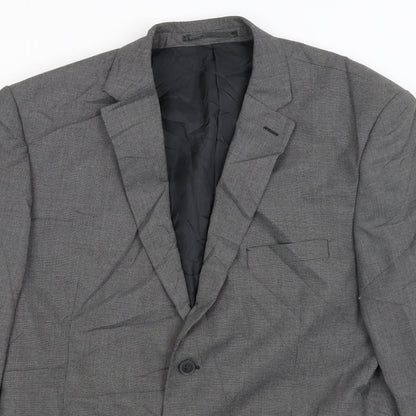 Mens UK Size XL Scott & Taylor Regular Grey Suit Jacket