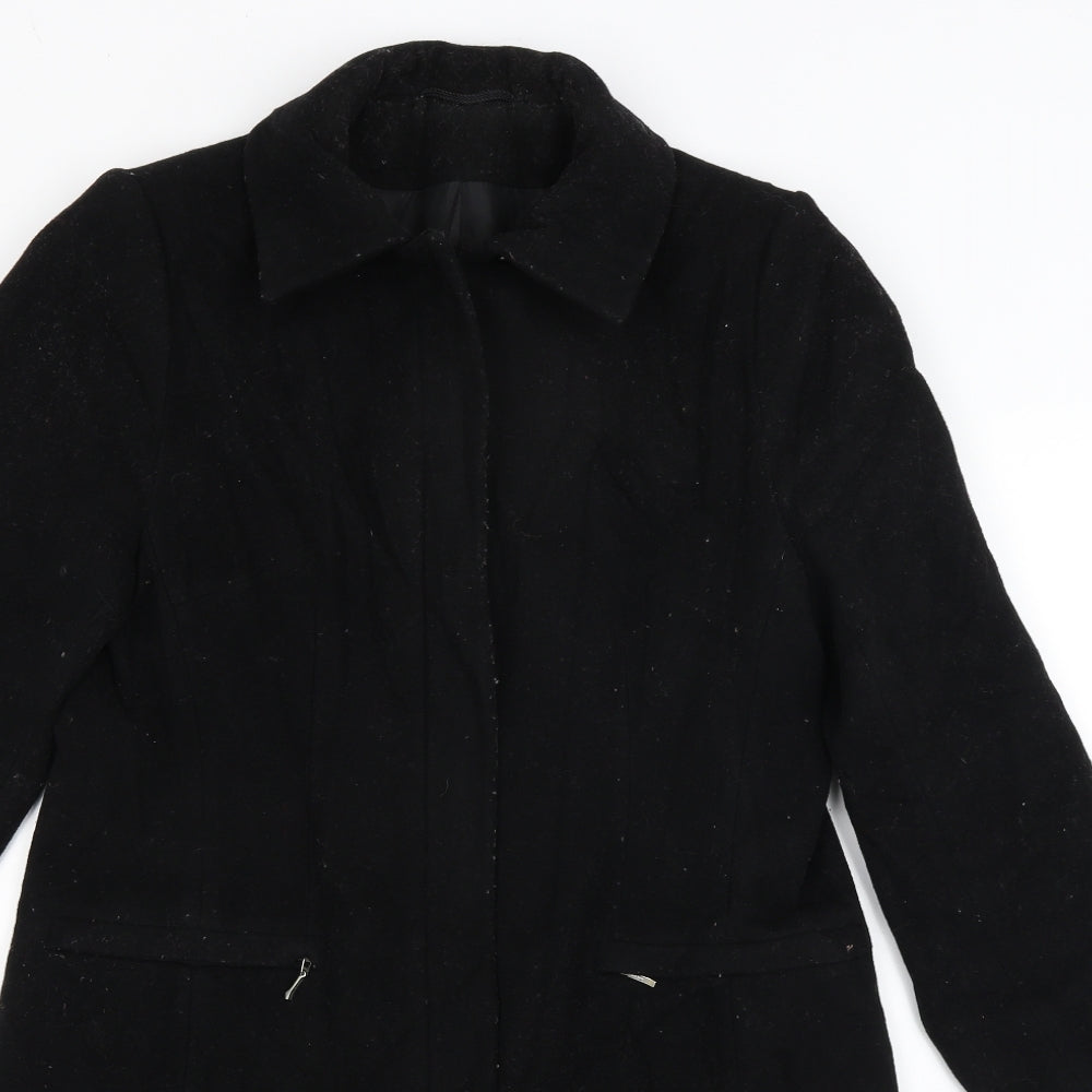Womens UK Size 10 NEXT Blue Overcoat