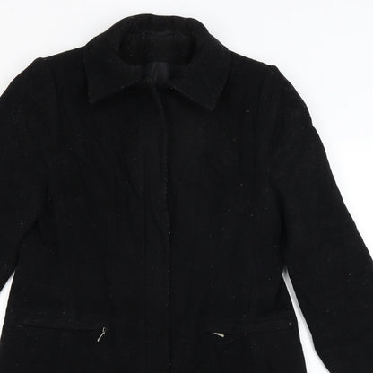 Womens UK Size 10 NEXT Blue Overcoat