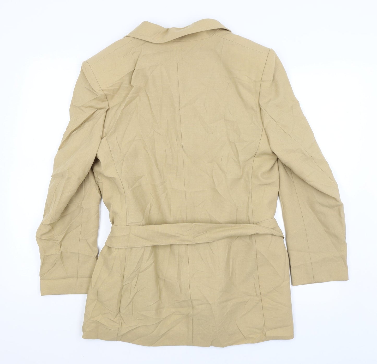 St Michael Womens Beige   Jacket Blazer Size 14