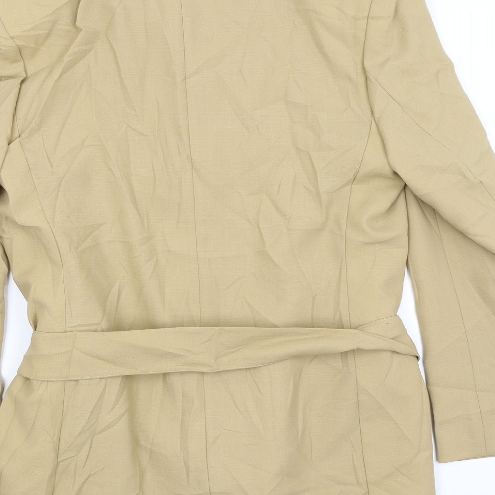 St Michael Womens Beige   Jacket Blazer Size 14
