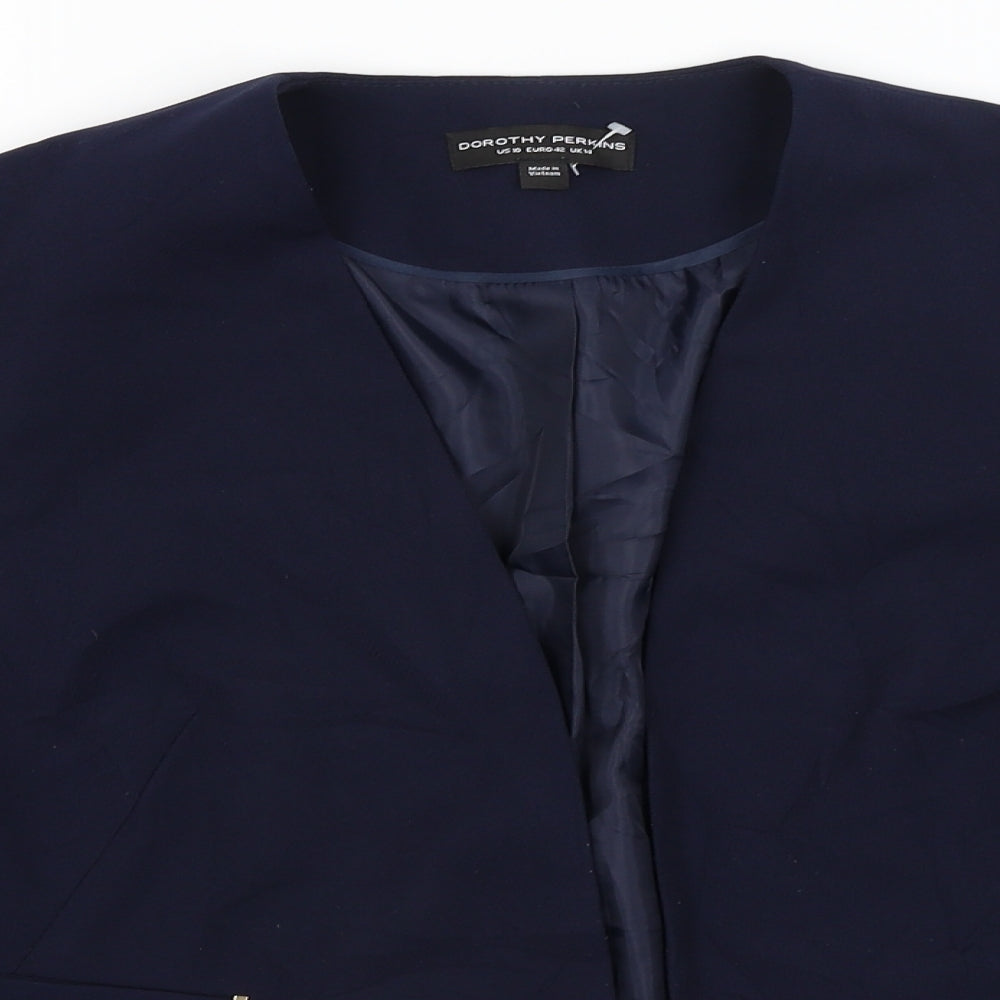 Dorothy Perkins Womens Blue   Jacket Blazer Size 14