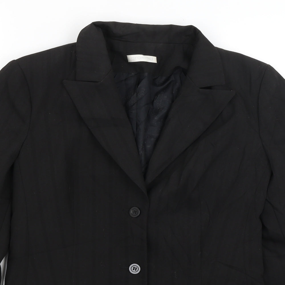 Promod Womens Black   Jacket Blazer Size 12