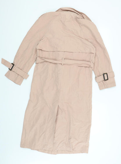 Primark Womens Pink   Overcoat Coat Size 4