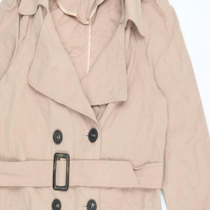 Primark Womens Pink   Overcoat Coat Size 4