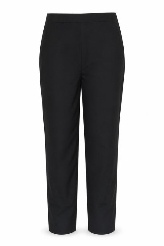 Womens UK Size 14 Bodywise Regular Fit Dress Pants Black Trousers