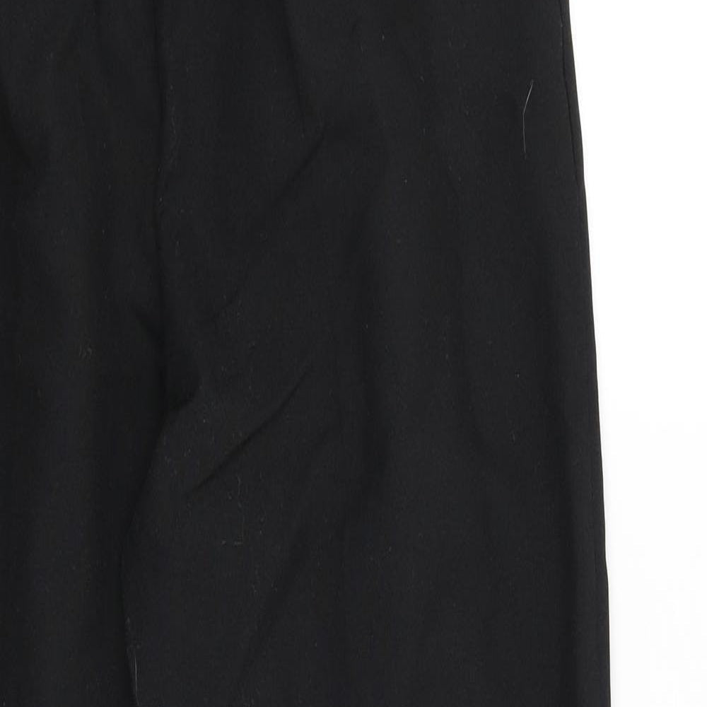 Womens UK Size 14 Bodywise Regular Fit Dress Pants Black Trousers