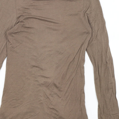 New Look Womens Brown   Wrap Jumper Size 10