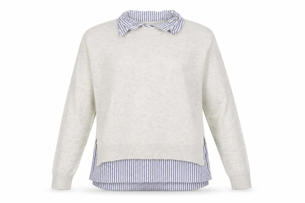 Mens UK Size M H&M Ivory Pullover Jumper