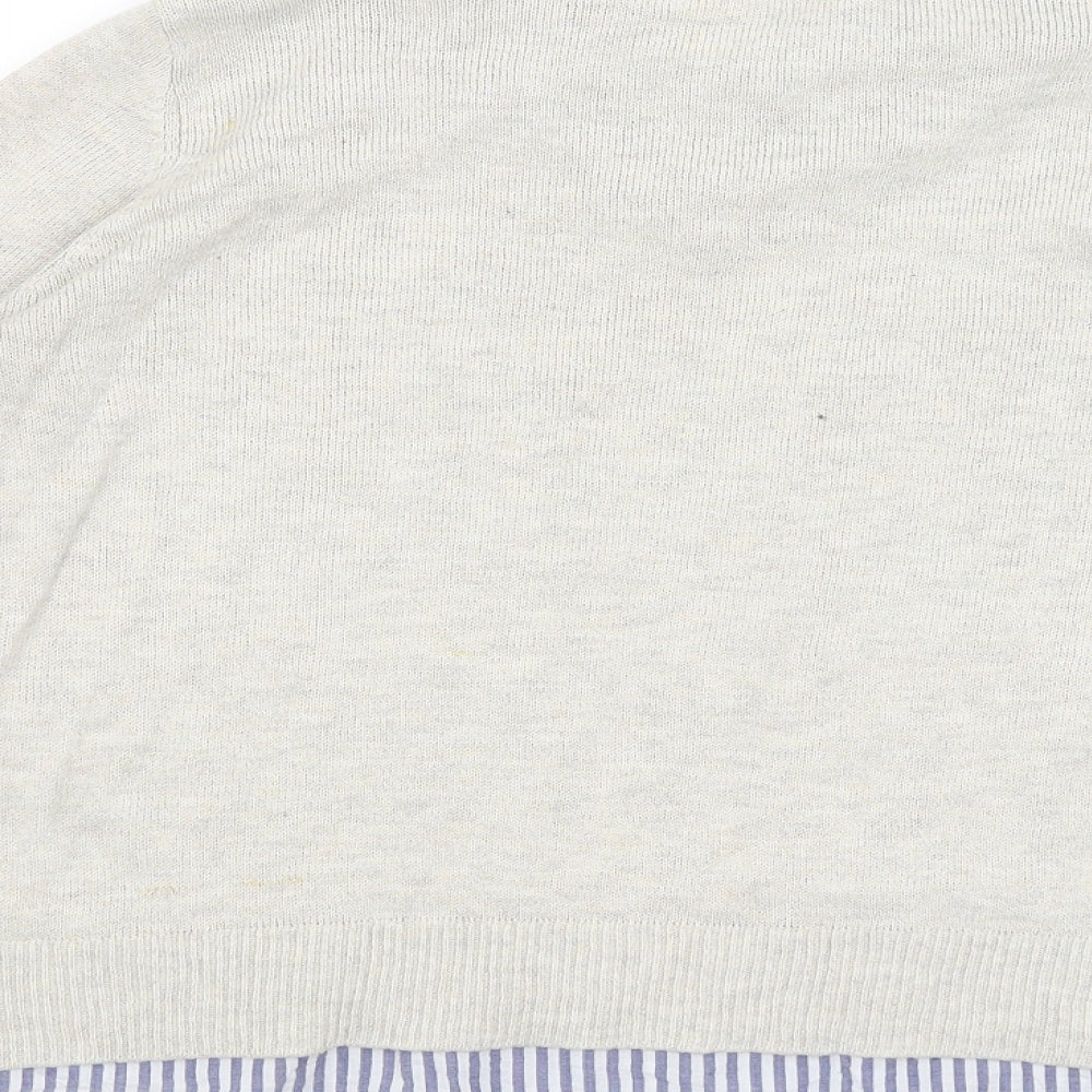 H&M Mens Ivory   Pullover Jumper Size M