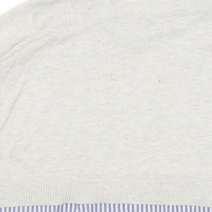 H&M Mens Ivory   Pullover Jumper Size M