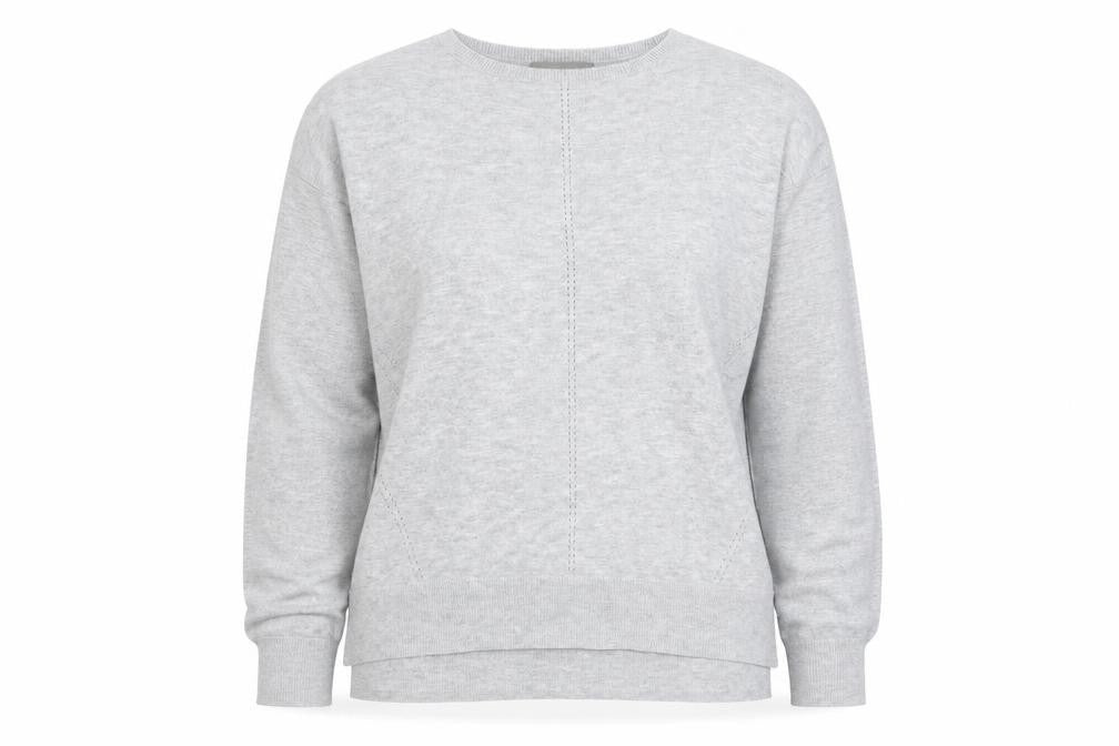 Womens UK Size S Oasis Grey Pullover Jumper