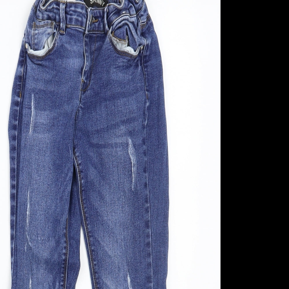 Miss evie Girls Blue   Skinny Jeans Size 9 Years