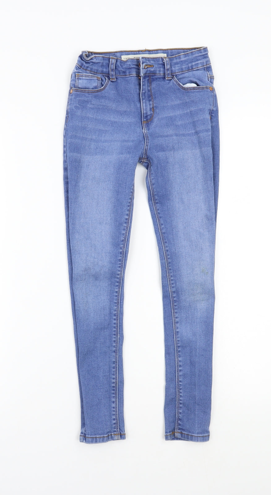 Denim & Co. Girls Blue  Denim Skinny Jeans Size 9 Years