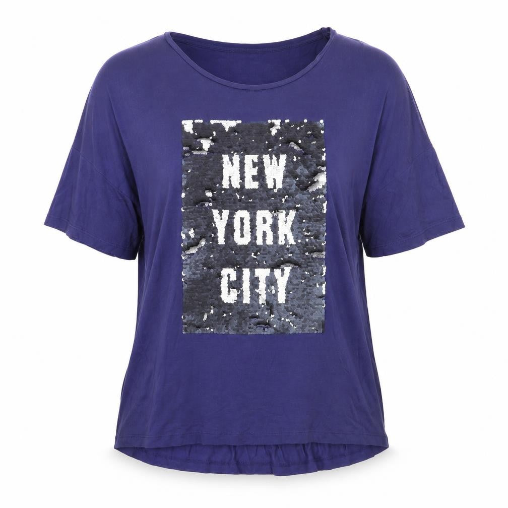 Womens UK Size 18 TU Blue Basic T-Shirt
