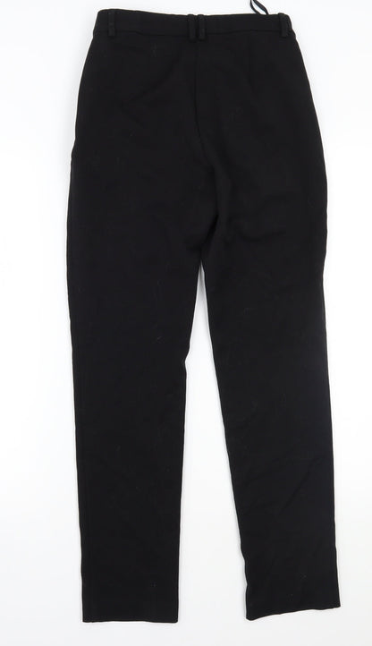 Womens UK Size 8 Marks and Spencer Regular Fit  Black Trousers