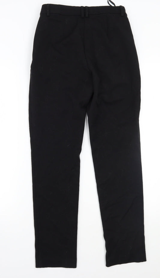 Womens UK Size 8 Marks and Spencer Regular Fit  Black Trousers