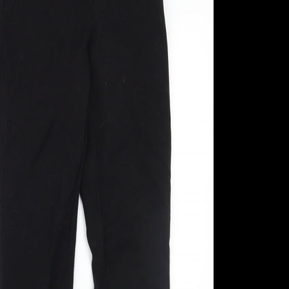 Womens UK Size 8 Marks and Spencer Regular Fit  Black Trousers