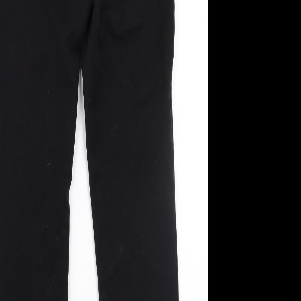 Womens UK Size 8 Marks and Spencer Regular Fit  Black Trousers