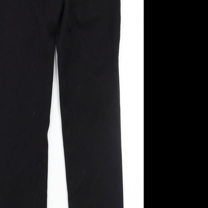 Womens UK Size 8 Marks and Spencer Regular Fit  Black Trousers