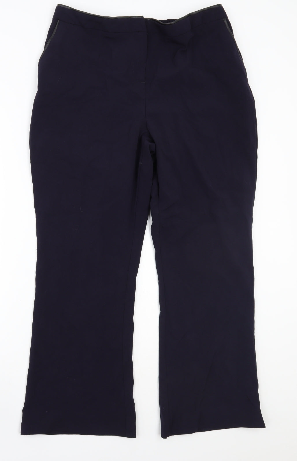 Womens UK Size 16 Savoir Regular Fit  Blue Trousers