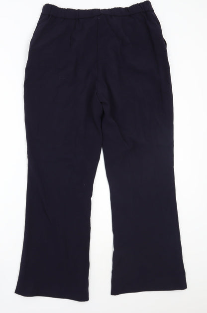 Womens UK Size 16 Savoir Regular Fit  Blue Trousers