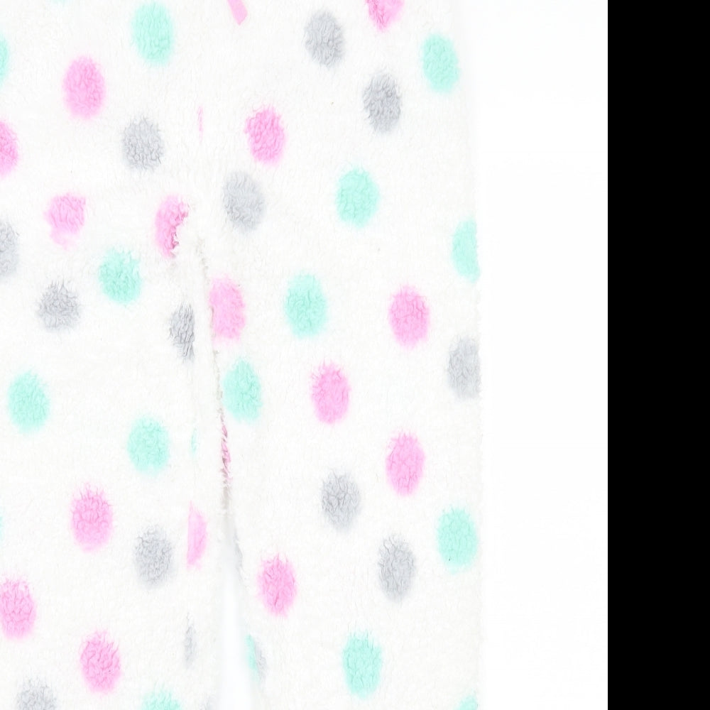 Adore Womens White Polka Dot  Sweatpants Trousers Size S L26 in