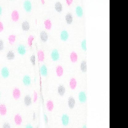 Adore Womens White Polka Dot  Sweatpants Trousers Size S L26 in