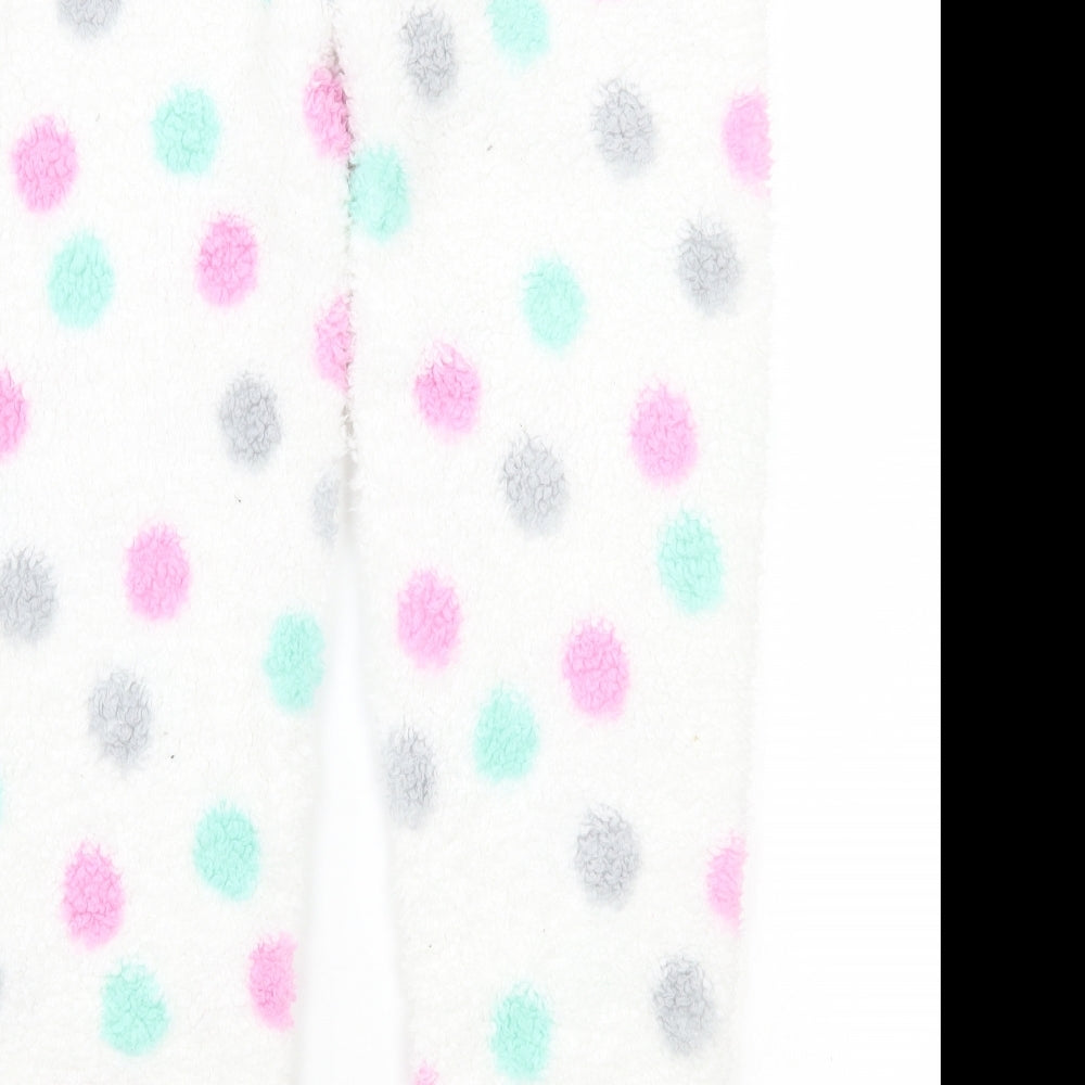 Adore Womens White Polka Dot  Sweatpants Trousers Size S L26 in